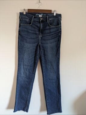 Eddie Bauer Women's Straight-Leg Jeans in Dark Indigo